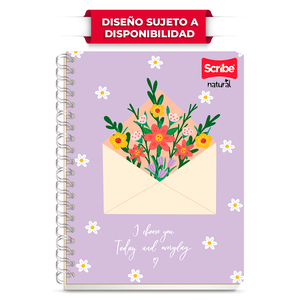 Cuaderno Forma Francesa Scribe Natural Cuadro Chico 100 hojas