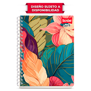 Cuaderno Forma Francesa Scribe Natural Cuadro Grande 100 hojas