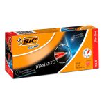 Pluma Bic Cristal Punta Ultra Fina 0.7 mm Rojo 12 piezas