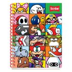 Cuaderno Profesional Scribe Mario Bros Cuadro Grande 100 hojas