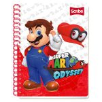 Cuaderno Profesional Scribe Mario Bros Cuadro Chico 100 hojas