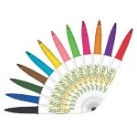 Plumones Dúo Aquarelo / Punta fina y extrafina / 12 piezas