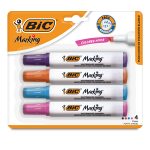 Marcadores para Pizarrón Blanco Bic Marking Fashion / Punta cincel / 4 piezas