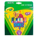 Lápices de Colores Bicolores Redondos Crayola Up and Downs / 24 piezas