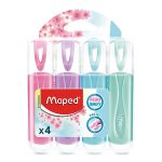 Marcatextos Maped Colores Pastel 4 piezas
