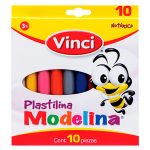 Barras de Plastilina Vinci Modelina / Colores surtidos / 10 piezas / 180 gr