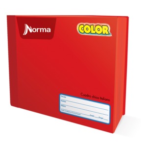 Cuaderno Forma Italiana Norma Color Cuadro Chico 100 hojas