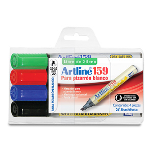 Marcadores para Pizarrón Blanco Artline 159 / 4 piezas