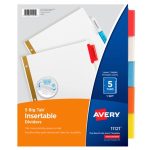 Separadores Avery Insertable 5 Pestañas Multicolor