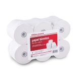 Rollo de Papel Térmico Office Depot Blanco 8 cm x 80 m 6 piezas