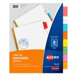 Separadores Avery Insertable 8 Pestañas Multicolor