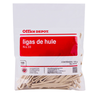 Liga Office Depot Hule Natural No. 33 Beige 100 gr