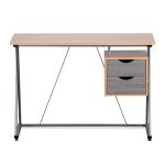 Escritorio Ejecutivo Sky Desk Bora / Maple con gris / Melamina / Metal