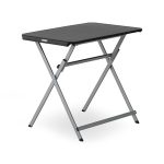 Mesa Plegable Lifetime Personal / Negro con gris / Polietileno / Metal