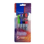Marcador Permanente Azor Signal Brush 4 piezas