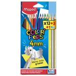 Lápices de Colores Maped Color'Peps 4mm 15 piezas Incluye un sacapuntas