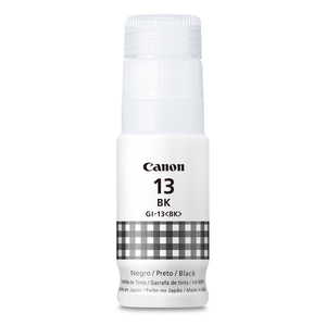 Botella de Tinta Canon GI-13 / 4695C001AA / Negro / 3500 páginas / PIXMA G510 Y G610
