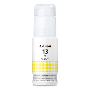 Botella de Tinta Canon GI-13 / 4686C001AA / Amarillo / 3500 páginas / PIXMA G510 Y G610
