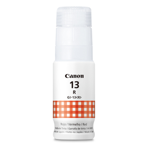 Botella de Tinta Canon GI-13 / 4713C001AA / Rojo / 3500 páginas / PIXMA G510 Y G610