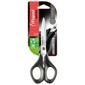 Tijeras Maped Advanced Green 17 cm Negro