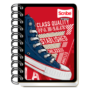 Cuaderno Pocket Scribe Street Raya 80 hojas