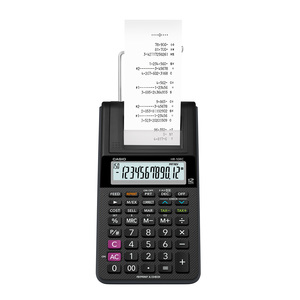 Sumadora Casio Básica Compacta Negra