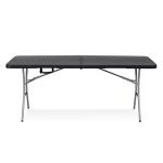 Mesa Plegable Coscorp Lifetime / Negro / Resina