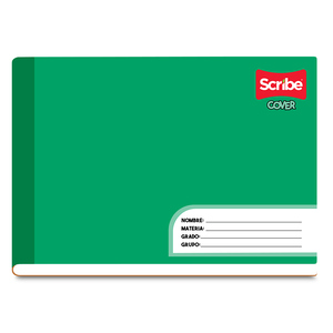 Cuaderno Forma Italiana Scribe Cover Cuadro Grande 100 hojas